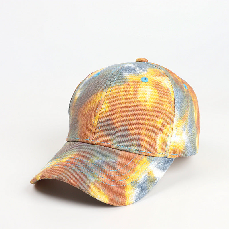 Wholesale Cotton Tie Dye Gradient Baseball Caps